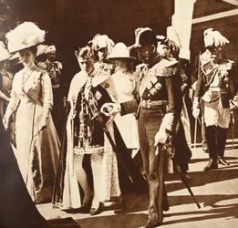 Investiture du roi Édouard VIII en tant que prince de Galles, 1911